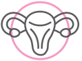 cervical icon in pink circle