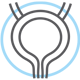 prostate icon in blue circle
