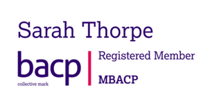 sarah thorpe bacp registered member logo